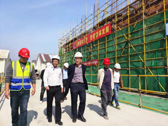 局黨組書記、局長(zhǎng)蔣超督導(dǎo)項(xiàng)目建設(shè)工作